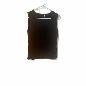 Jax Black Sleeveless Tank Top